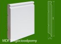 Listwa przypodłogowa MDF biała lakierowana  - 150 x 16 PLUS - wilgocioodporna